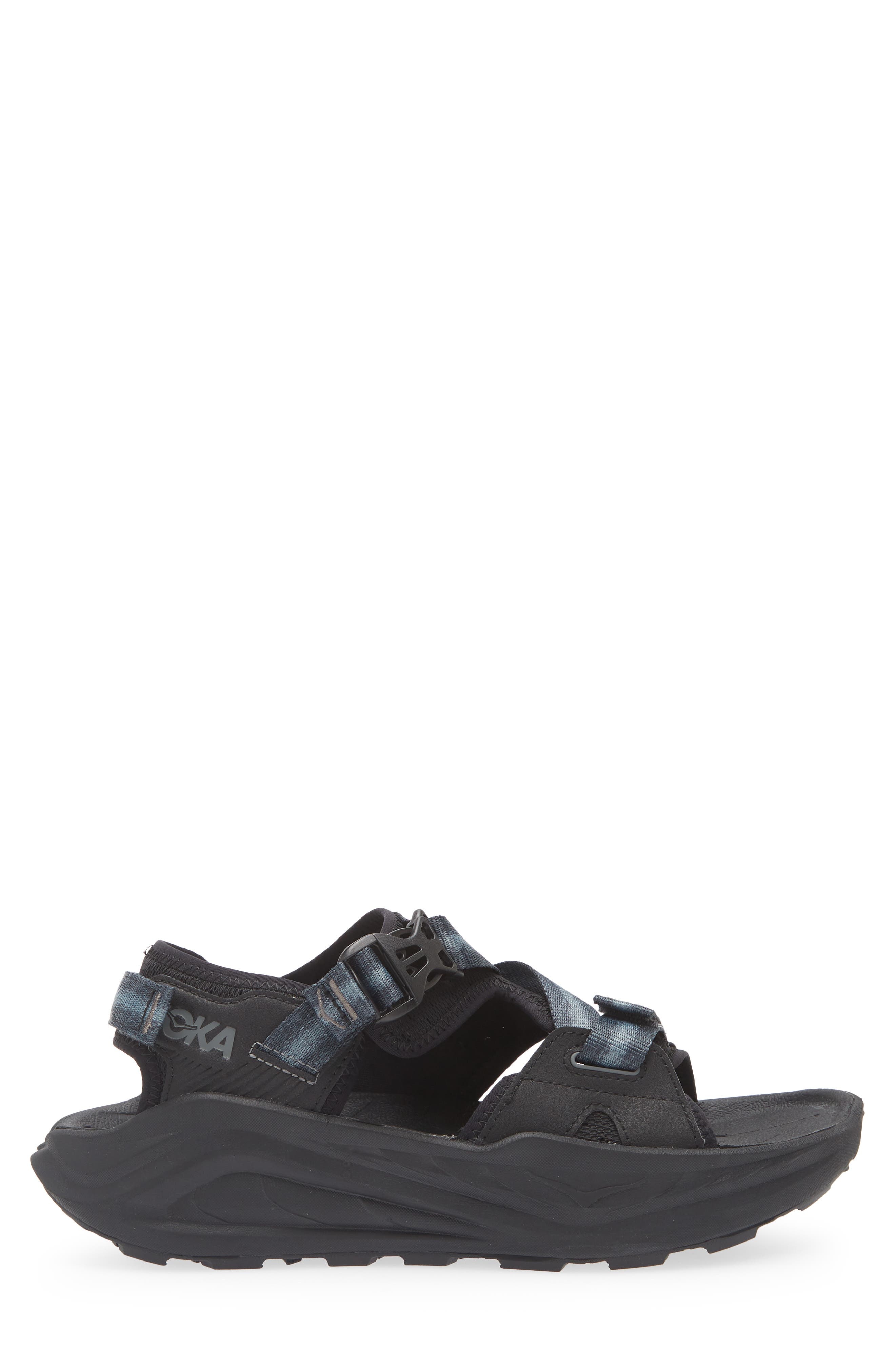 HOKA Infini Hike TC Sandal in Black /Black at Nordstrom - 3