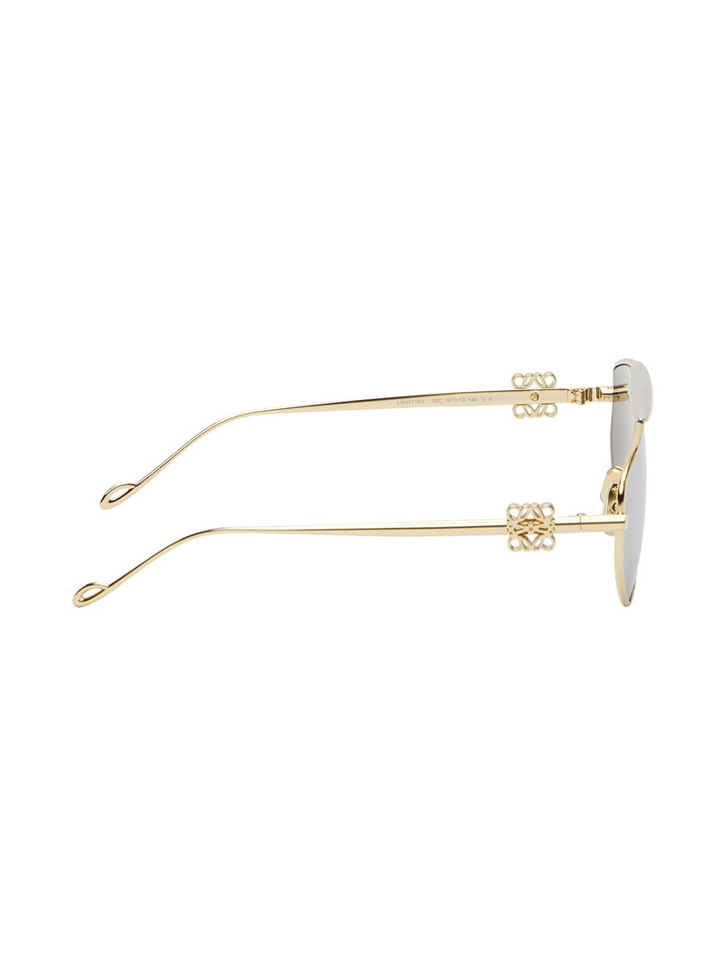 Loewe Gold & Silver Spoiler New Aviator Sunglasses outlook