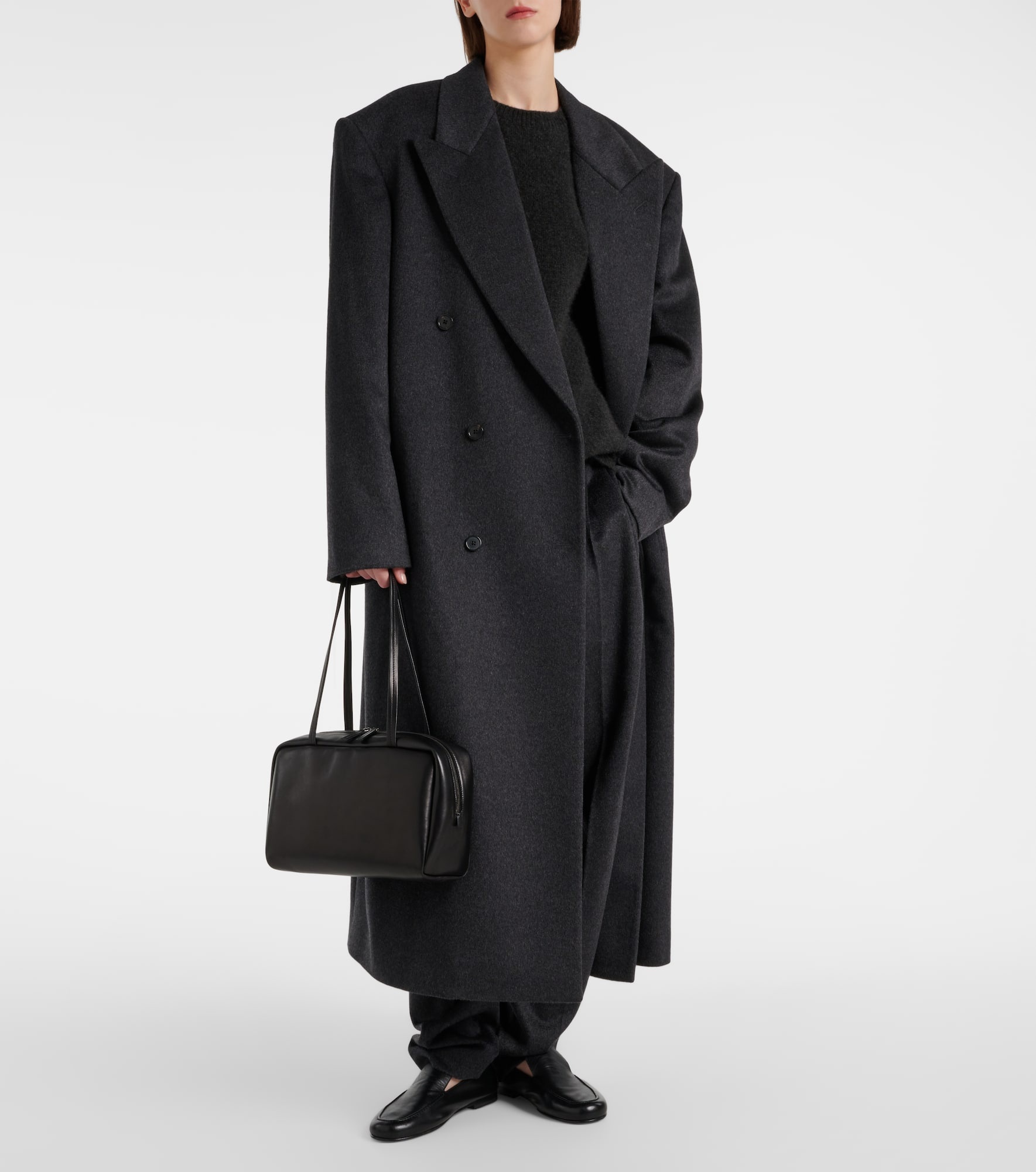 Astra leather shoulder bag - 5