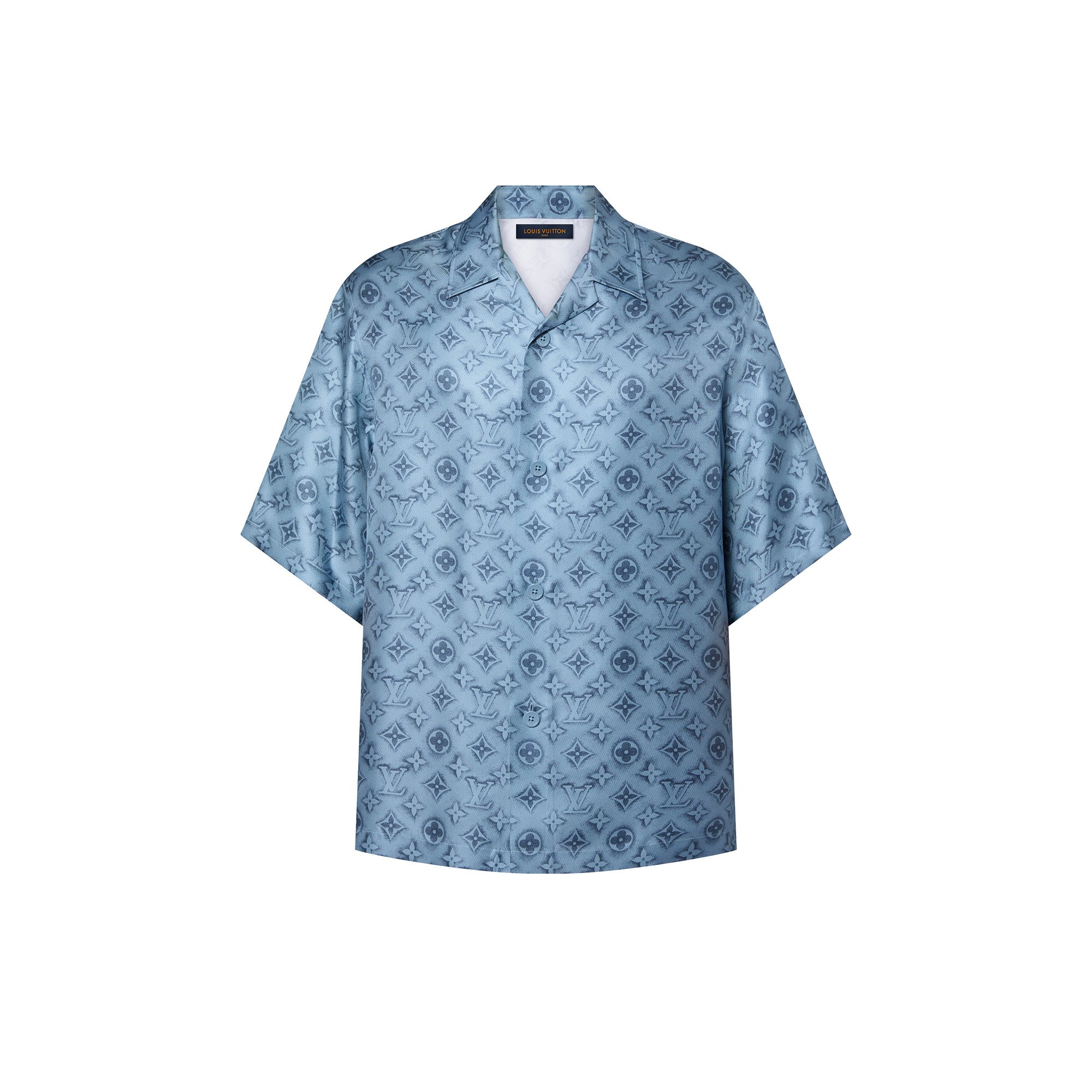 Monogram  Silk Short-Sleeved Shirt - 1