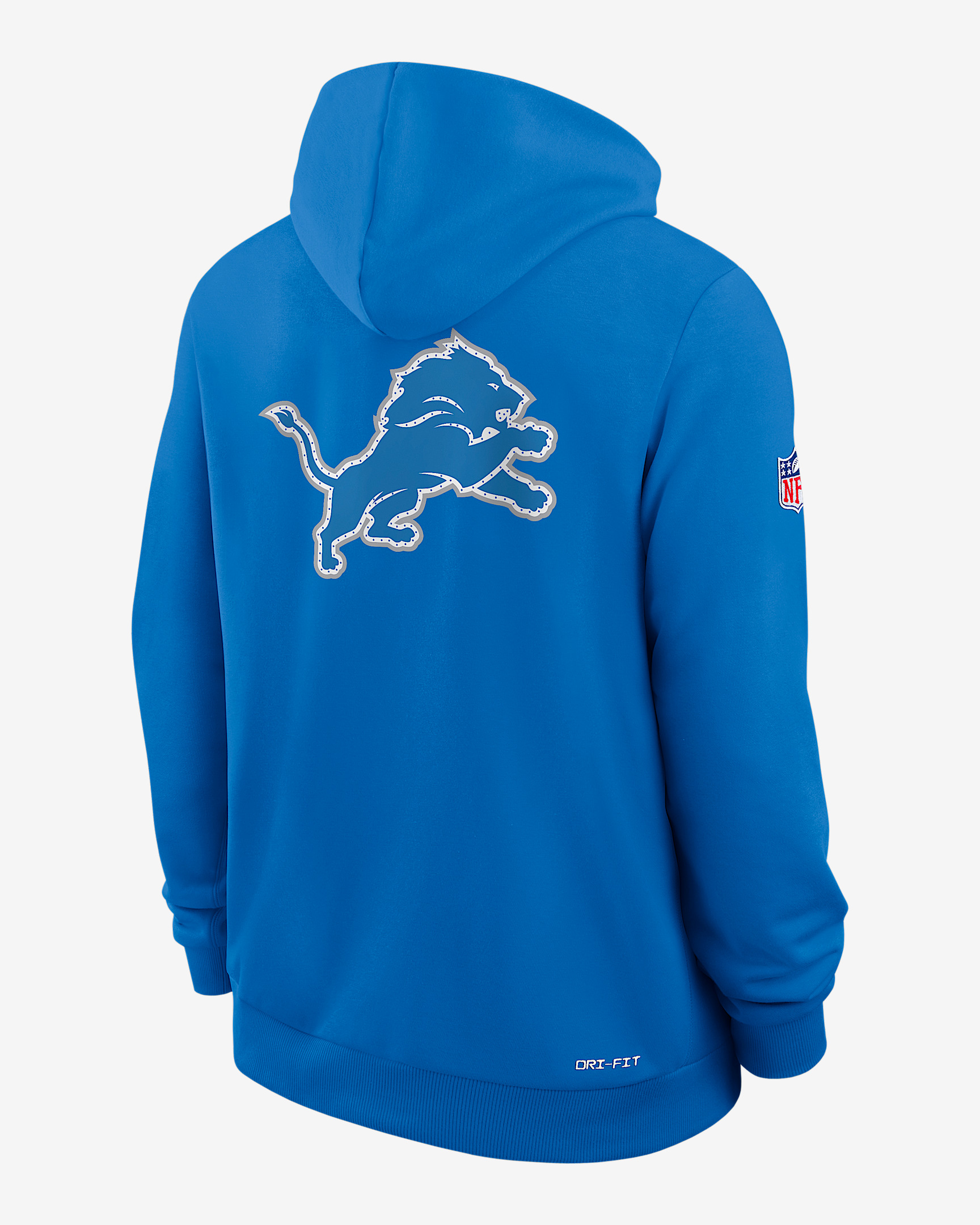 Detroit Lions Utility Player Sideline Men's Nike Dri-FIT NFL Full-Zip Hoodie - 2