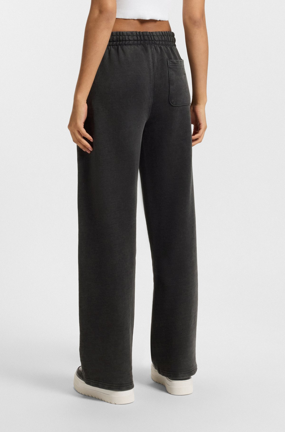 LOOSE-FIT TRACKSUIT BOTTOMS IN COTTON TERRY - 4