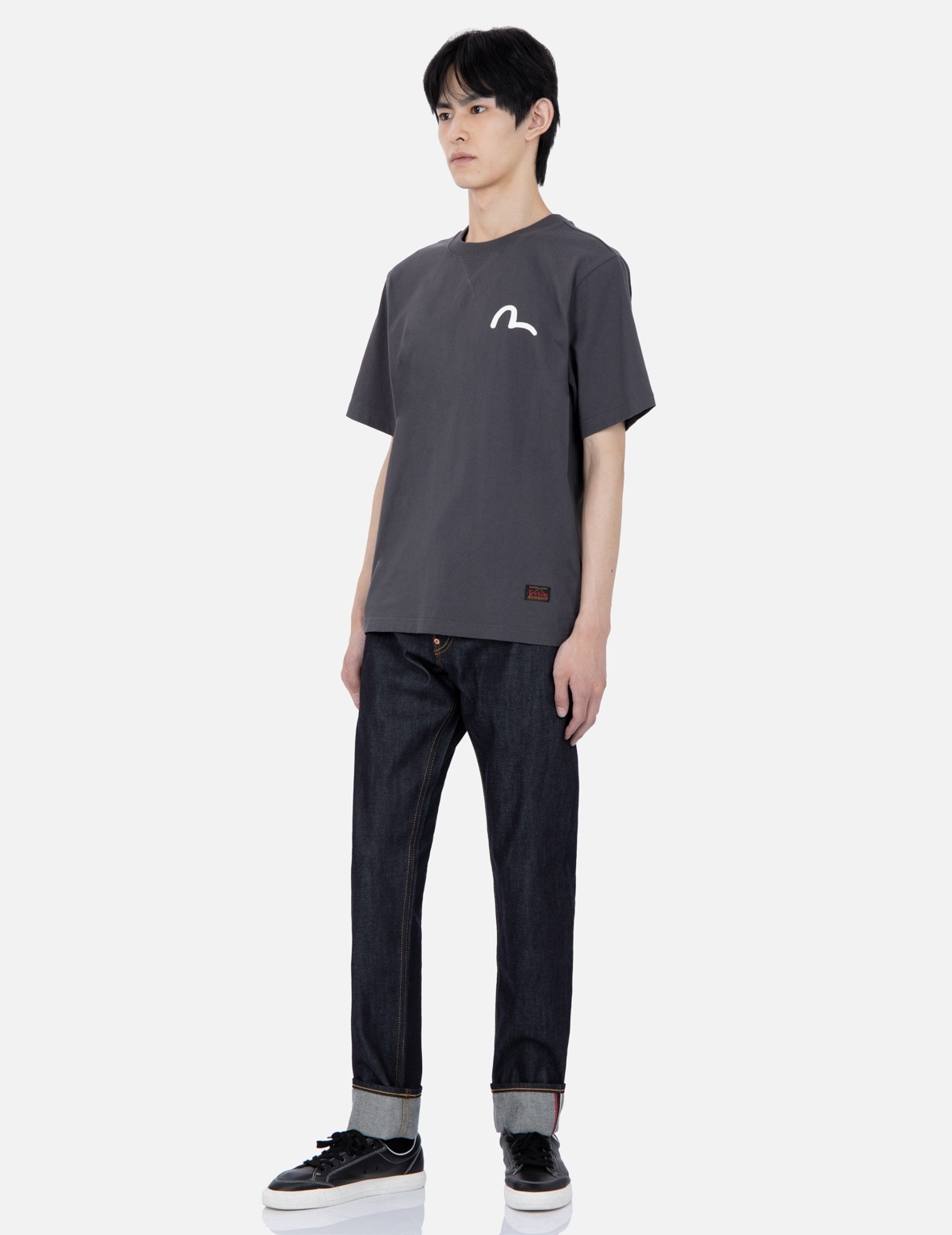 PURPLE SEAGULL CARROT FIT RAW DENIM JEANS #2017 - 4