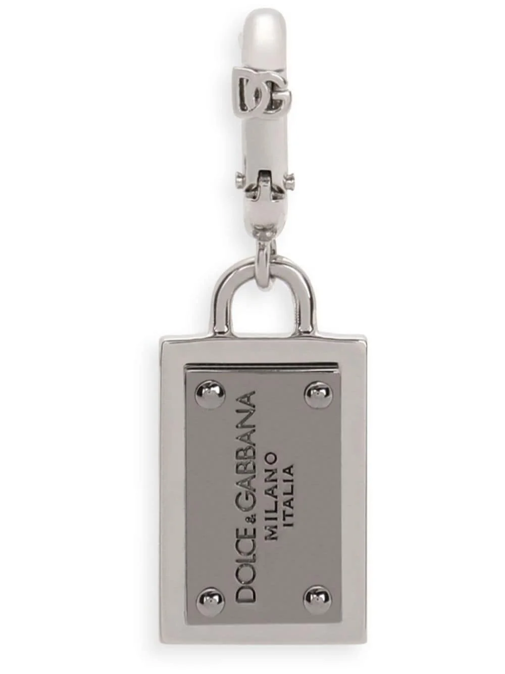 logo-plaque keyring - 1