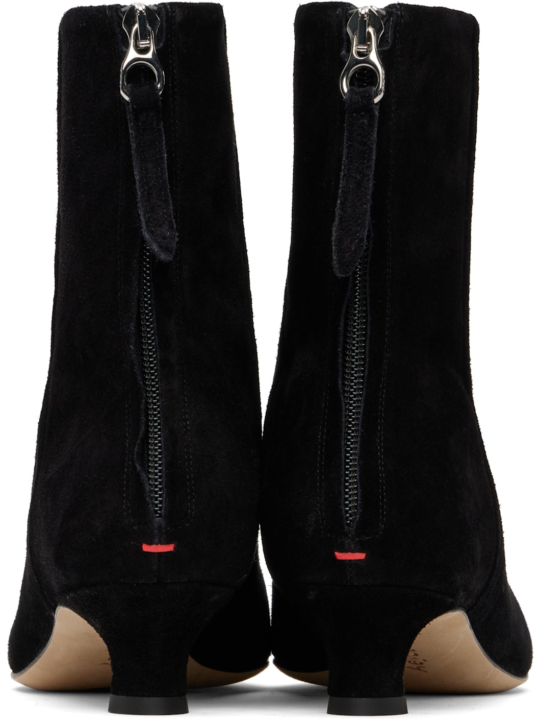Black Zoe Suede Boots - 2