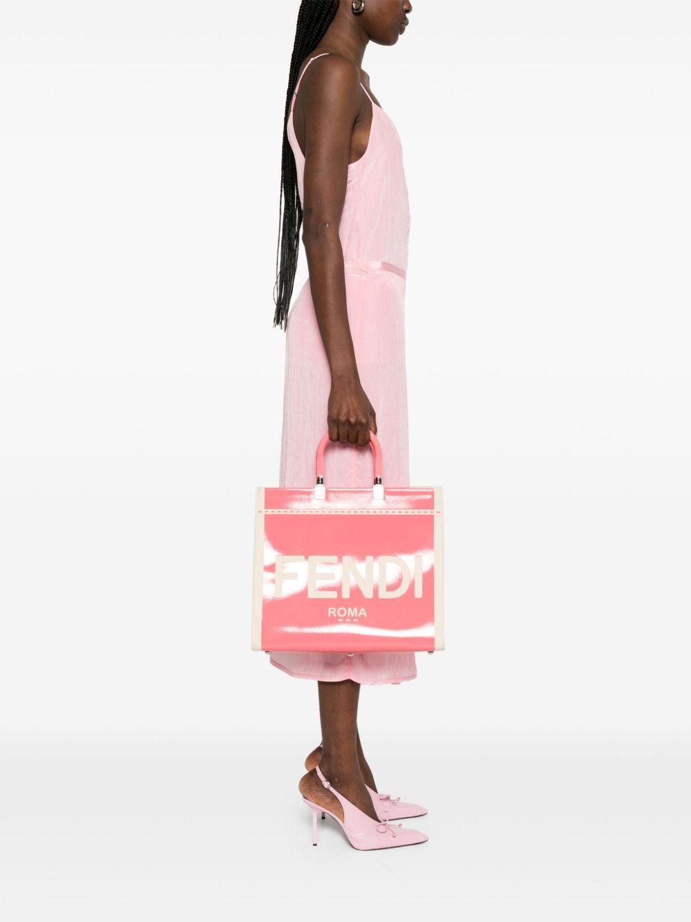 medium Fendi Sunshine tote bag - 2