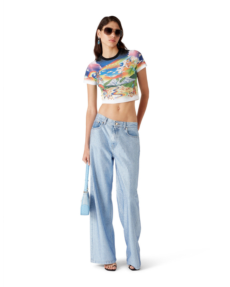 CASABLANCA La Musique Cropped T-Shirt | Casablanca Paris outlook
