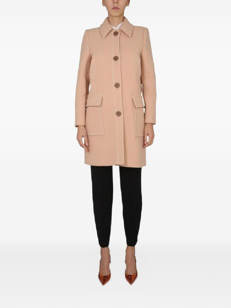 Moschino single-breasted coat outlook