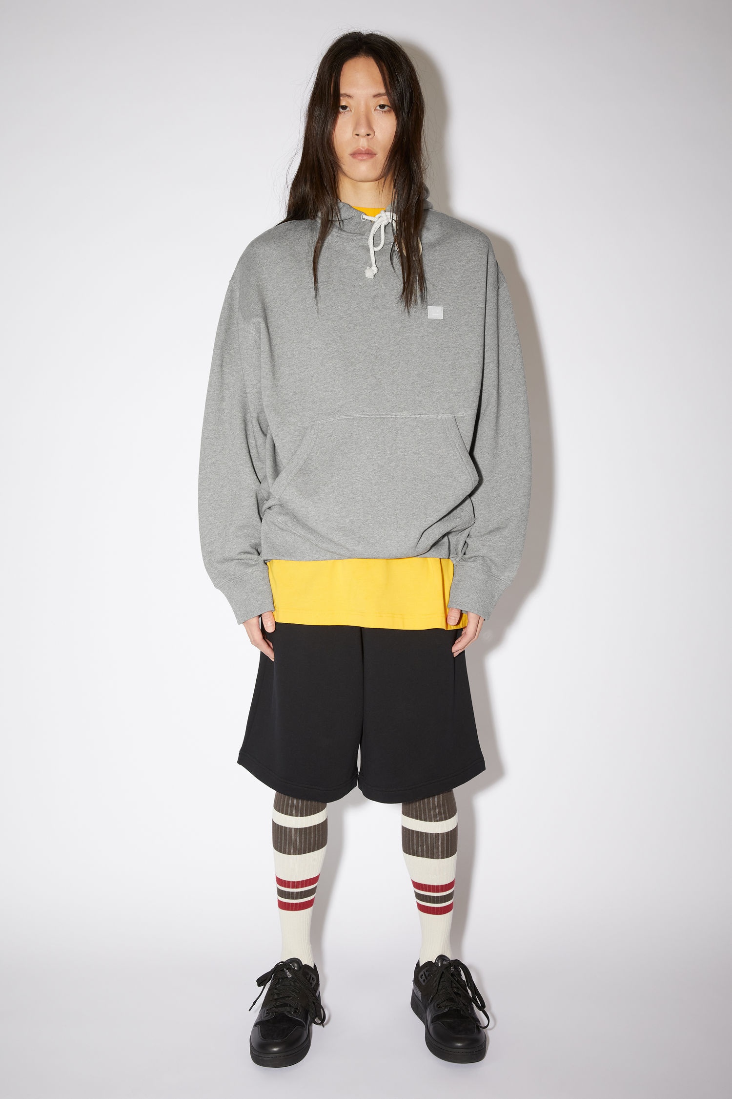 Hooded sweatshirt - Light Grey Melange - 2