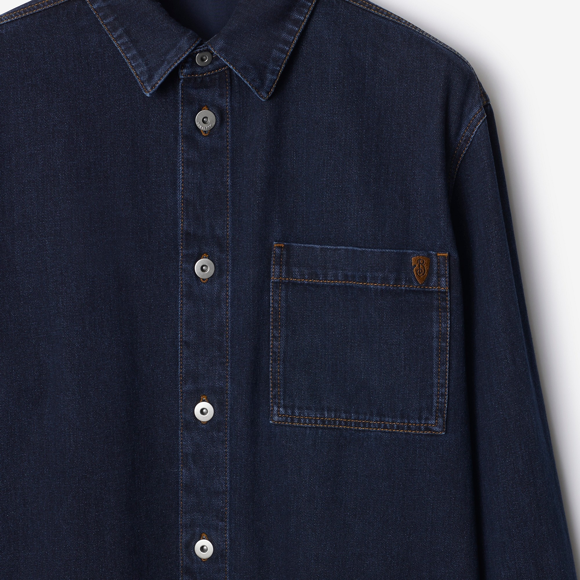 Relaxed Fit Denim Shirt - 5