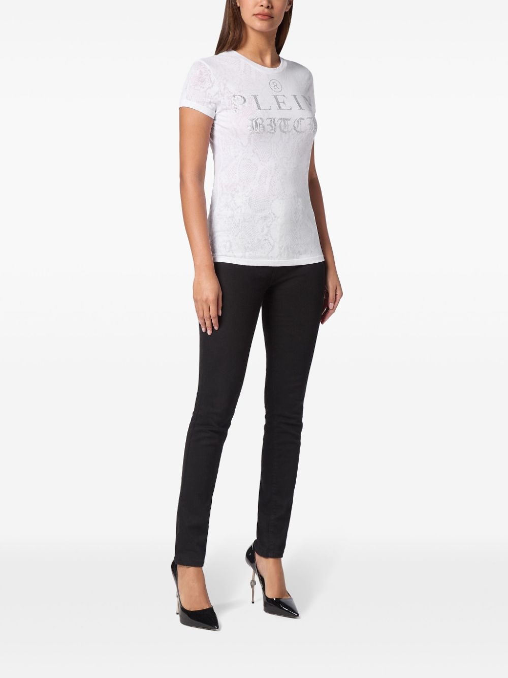logo-embellished T-shirt - 2