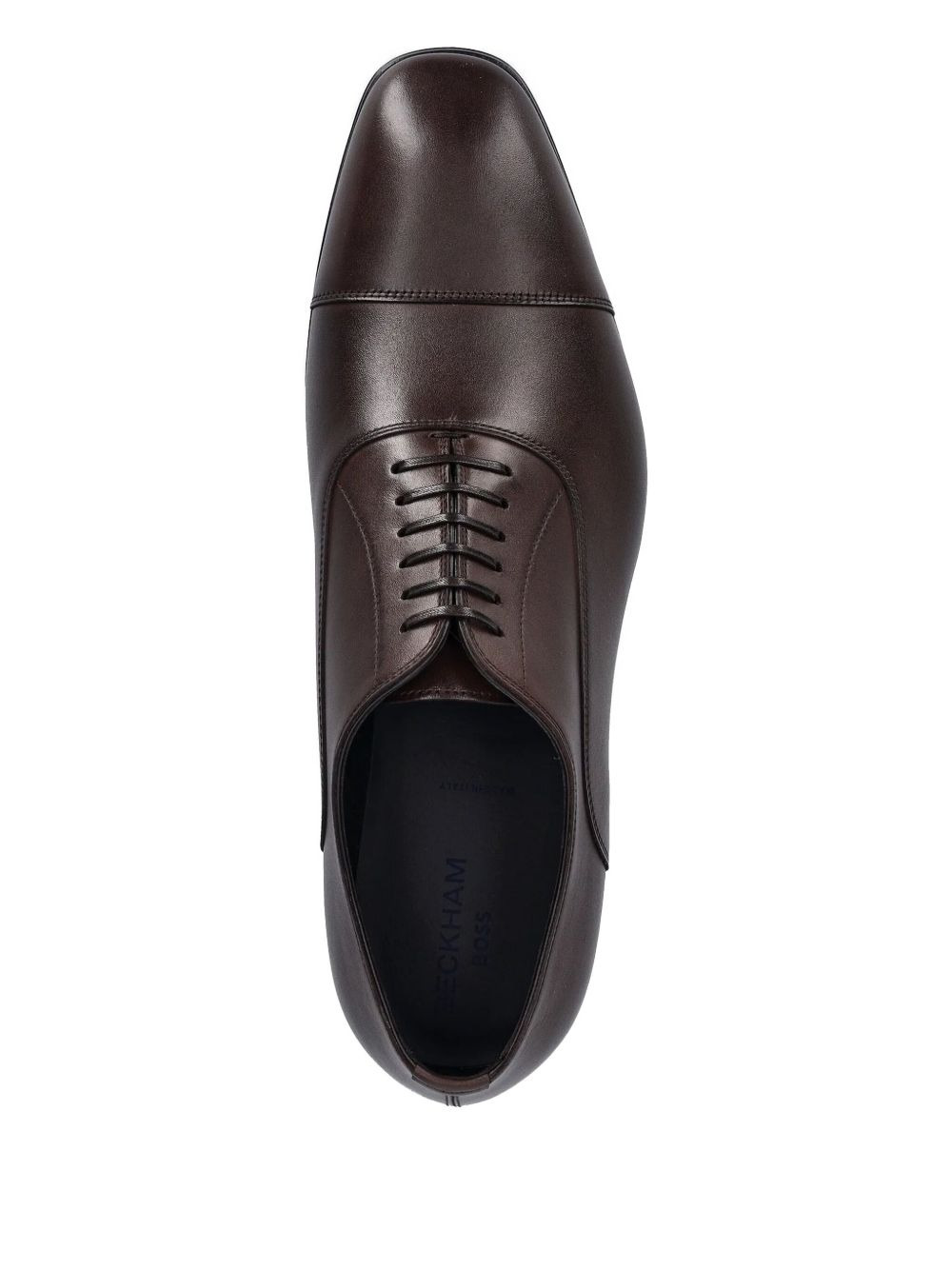 leather lace-up oxford shoes - 2