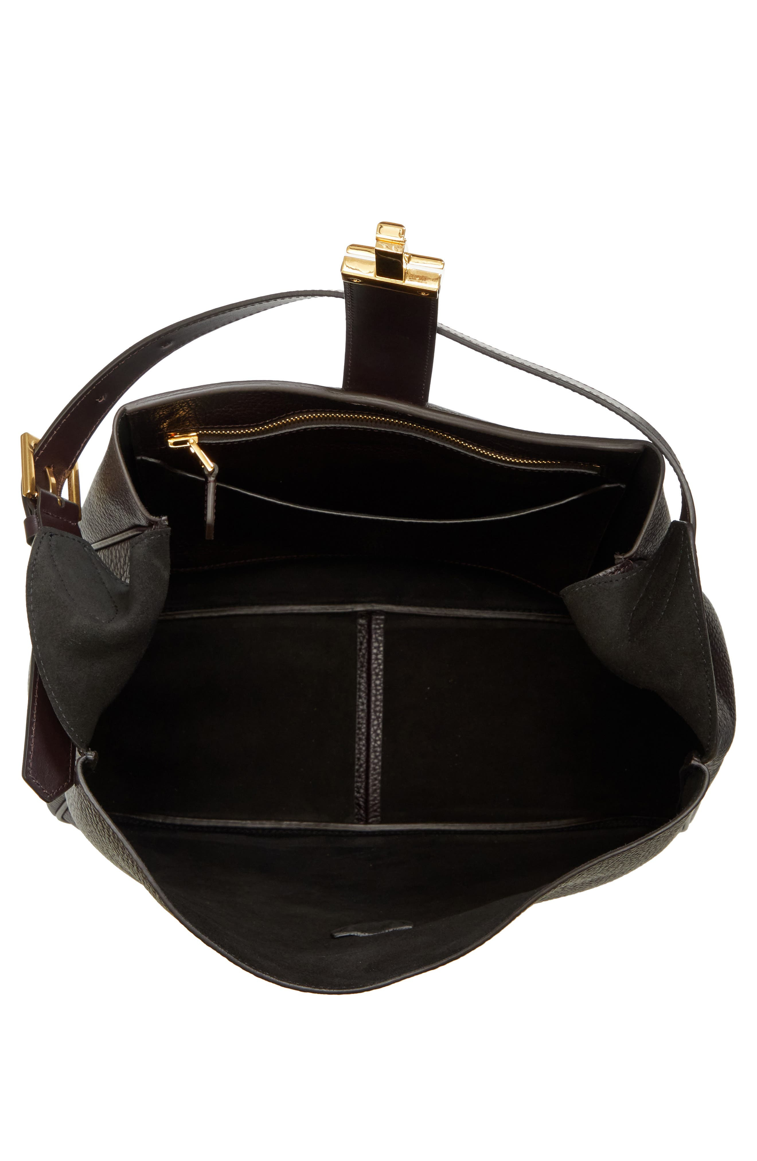 Medium Monarch Leather Hobo Bag - 5