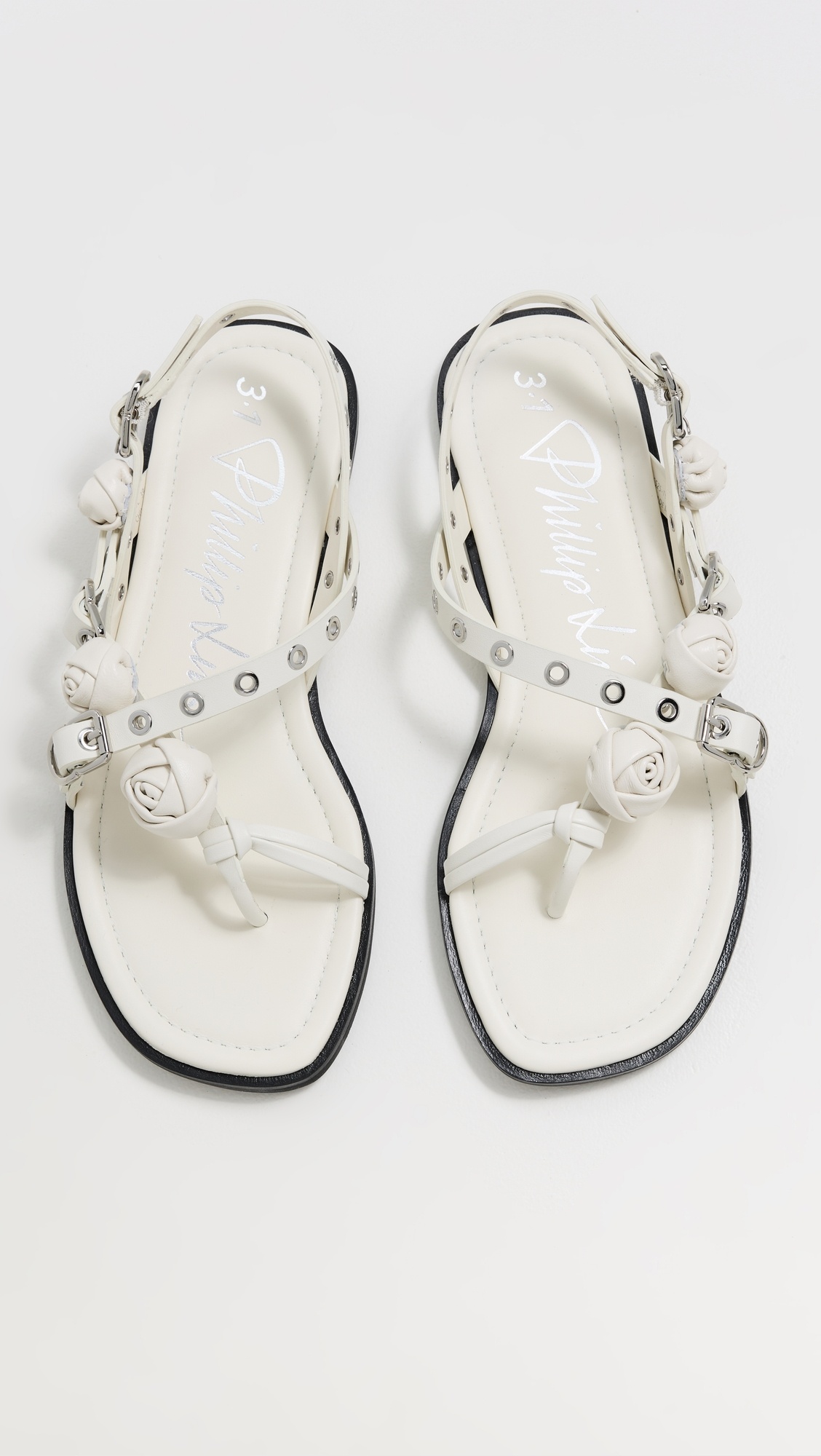 Multi-Strap Rivet Sandals - 6