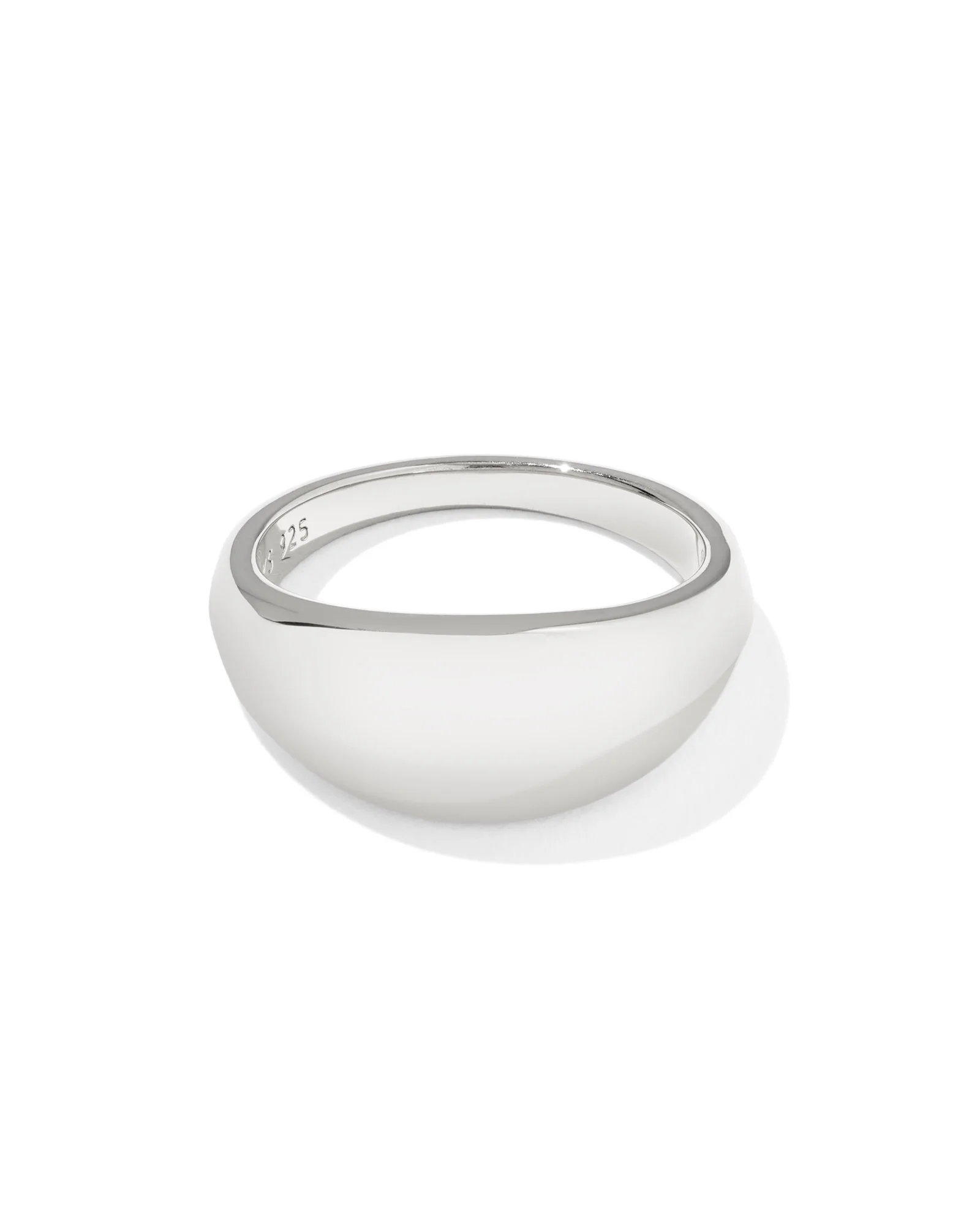 Alani Sterling Silver Metal Band Ring - 1