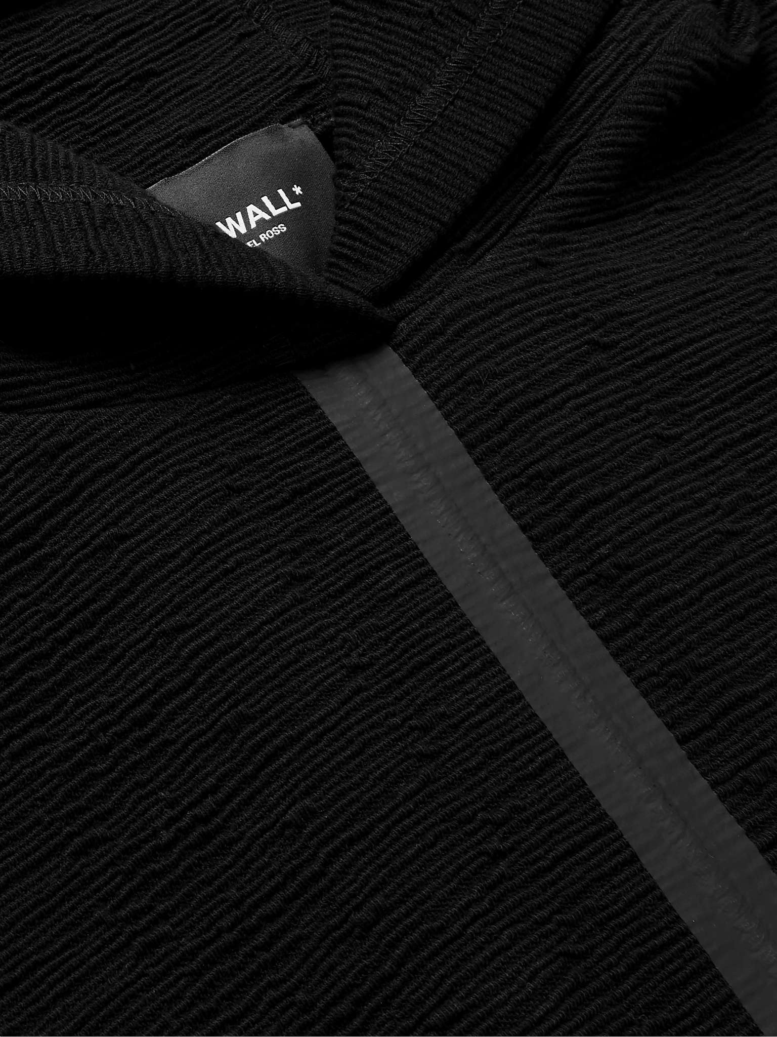 Oversized Textured Cotton-Blend Hoodie - 8
