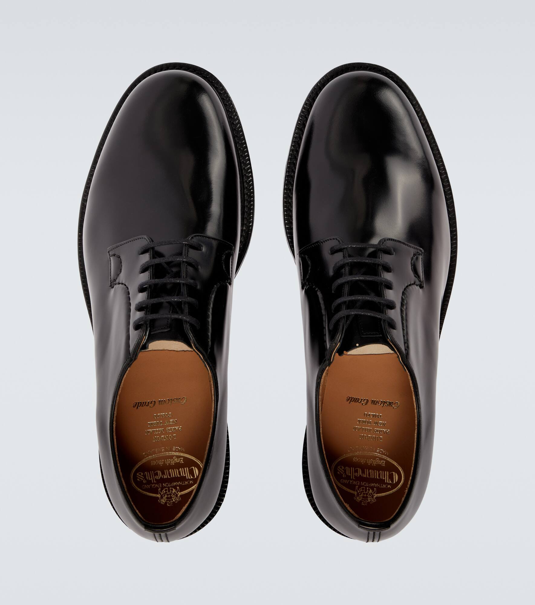 Shannon polished Derby shoes - 4