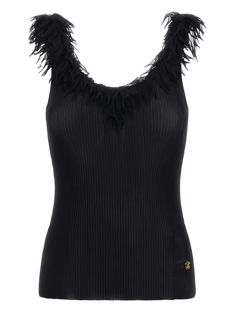ribbed trimmed tank top 1