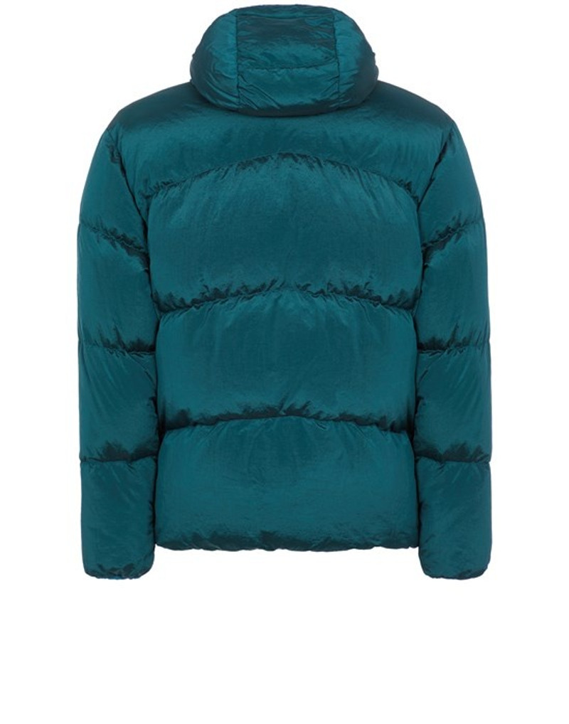 Stone Island 42719 NYLON METAL IN ECONYL® REGENERATED NYLON DOWN_REVERSIBLE DARK TEAL GREEN outlook