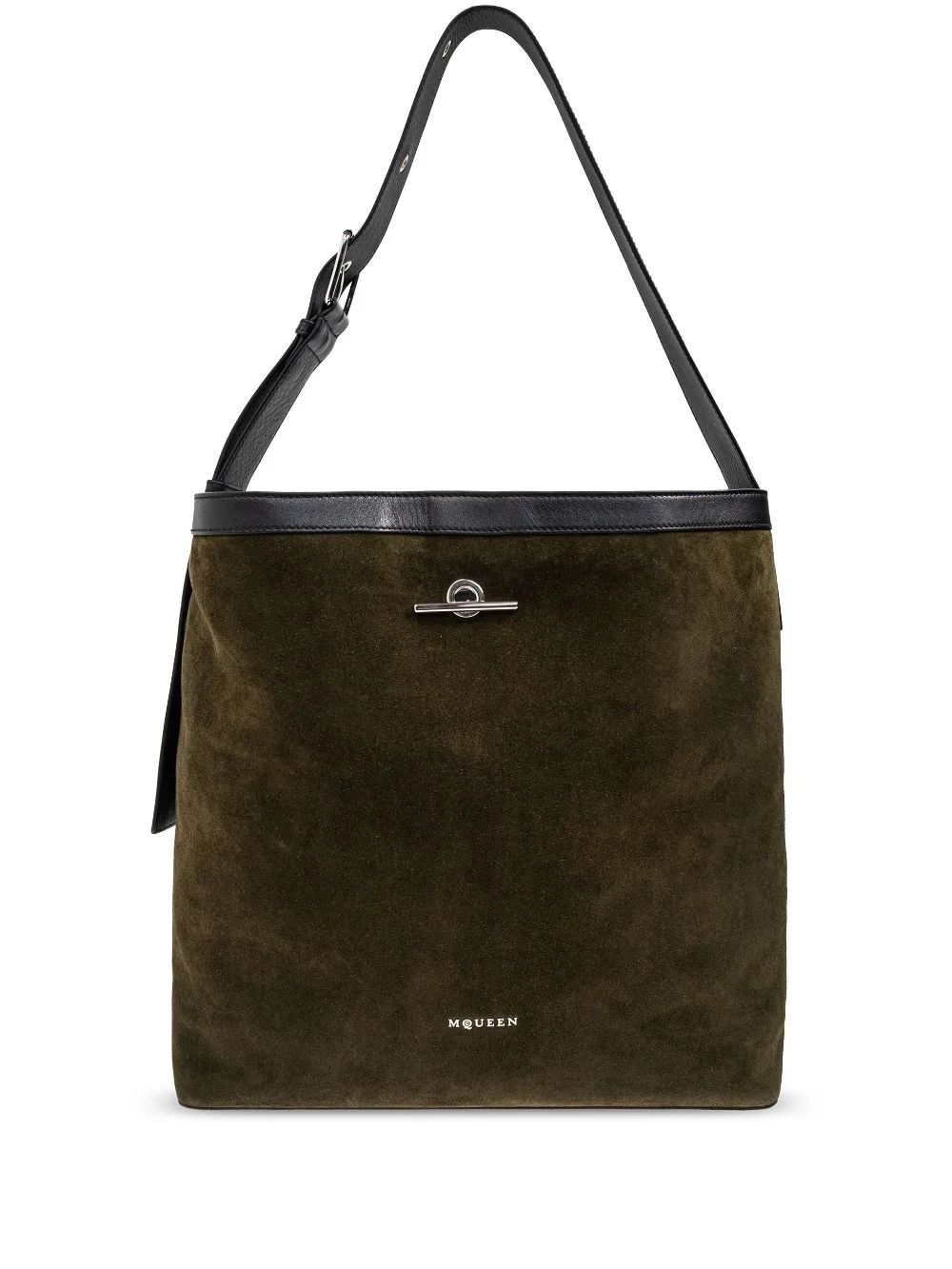suede tote bag - 1