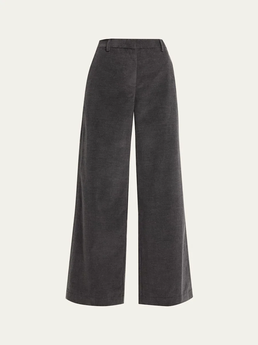 Dylan Corduroy Straight-Leg Pants - 1