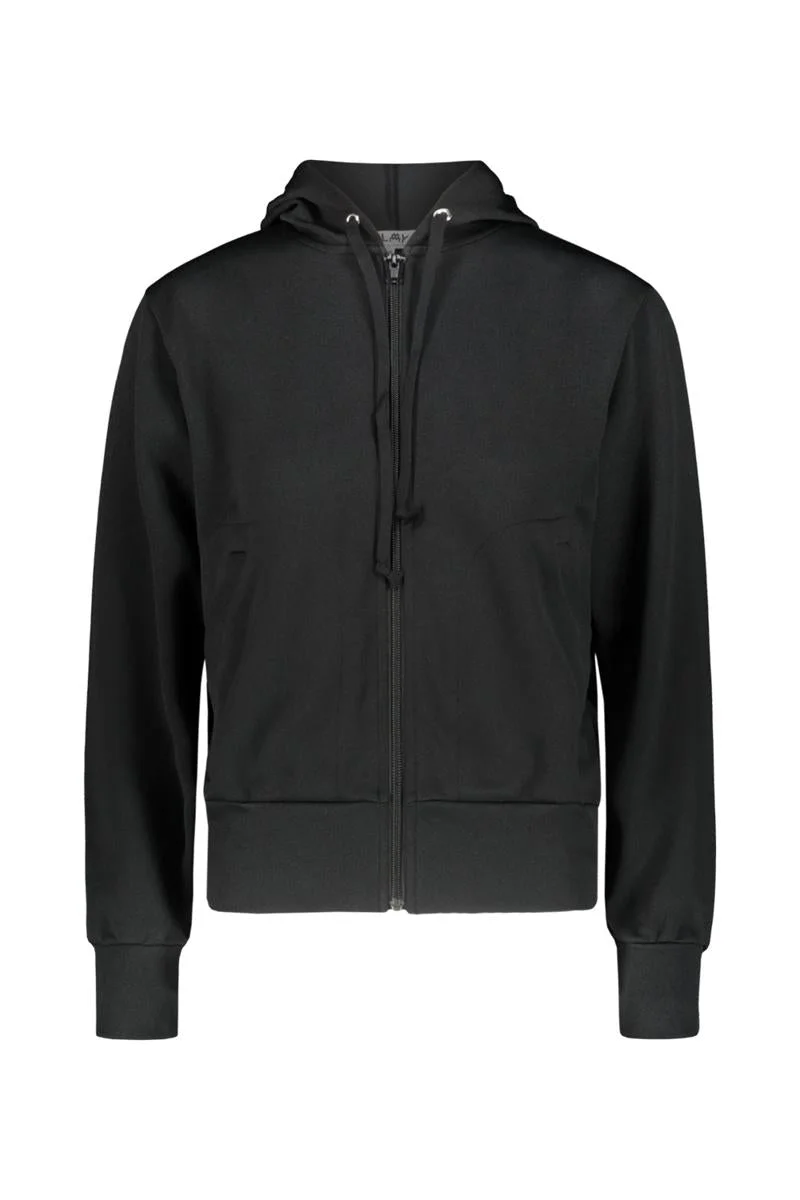 COMME DES GARÇONS PLAY X THE ARTIST INVADER HOODED ZIPPER SWEETSHIRT CLOTHING - 1