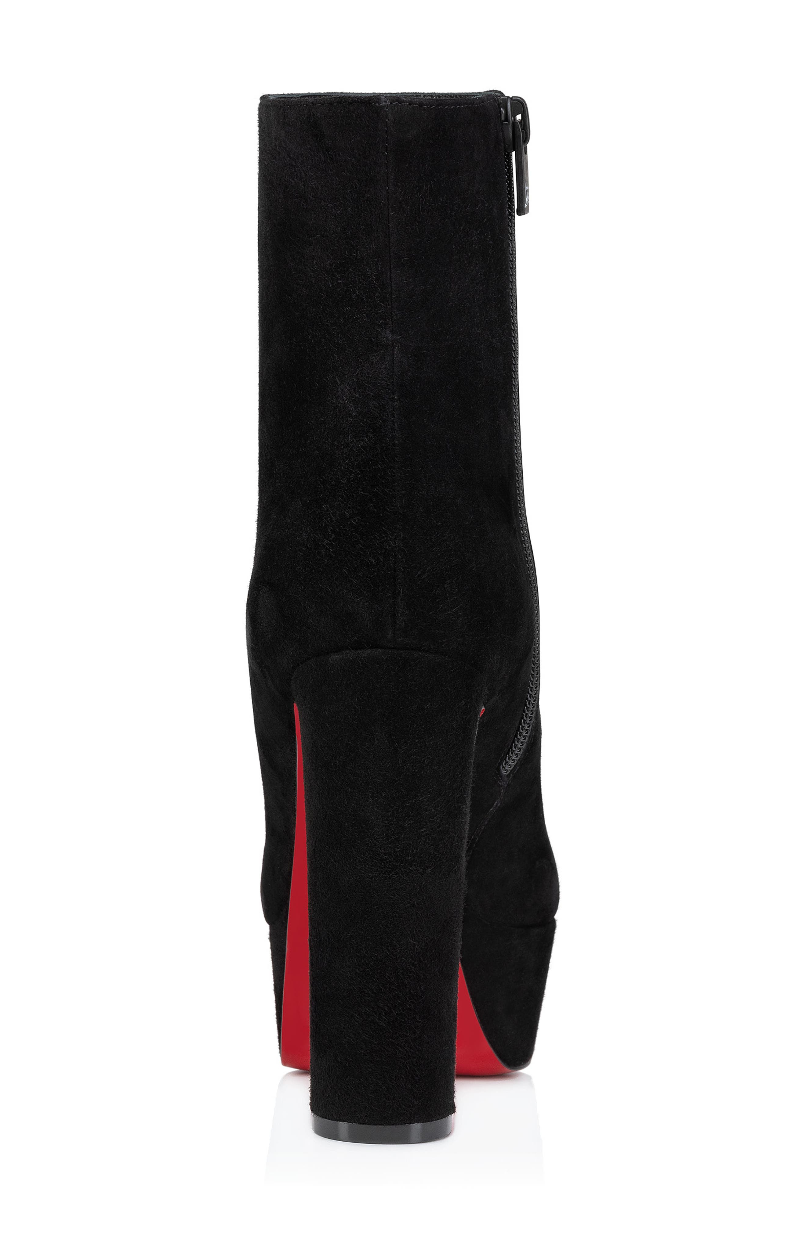 Christian Louboutin Loo Platform Bootie in Black at Nordstrom - 7