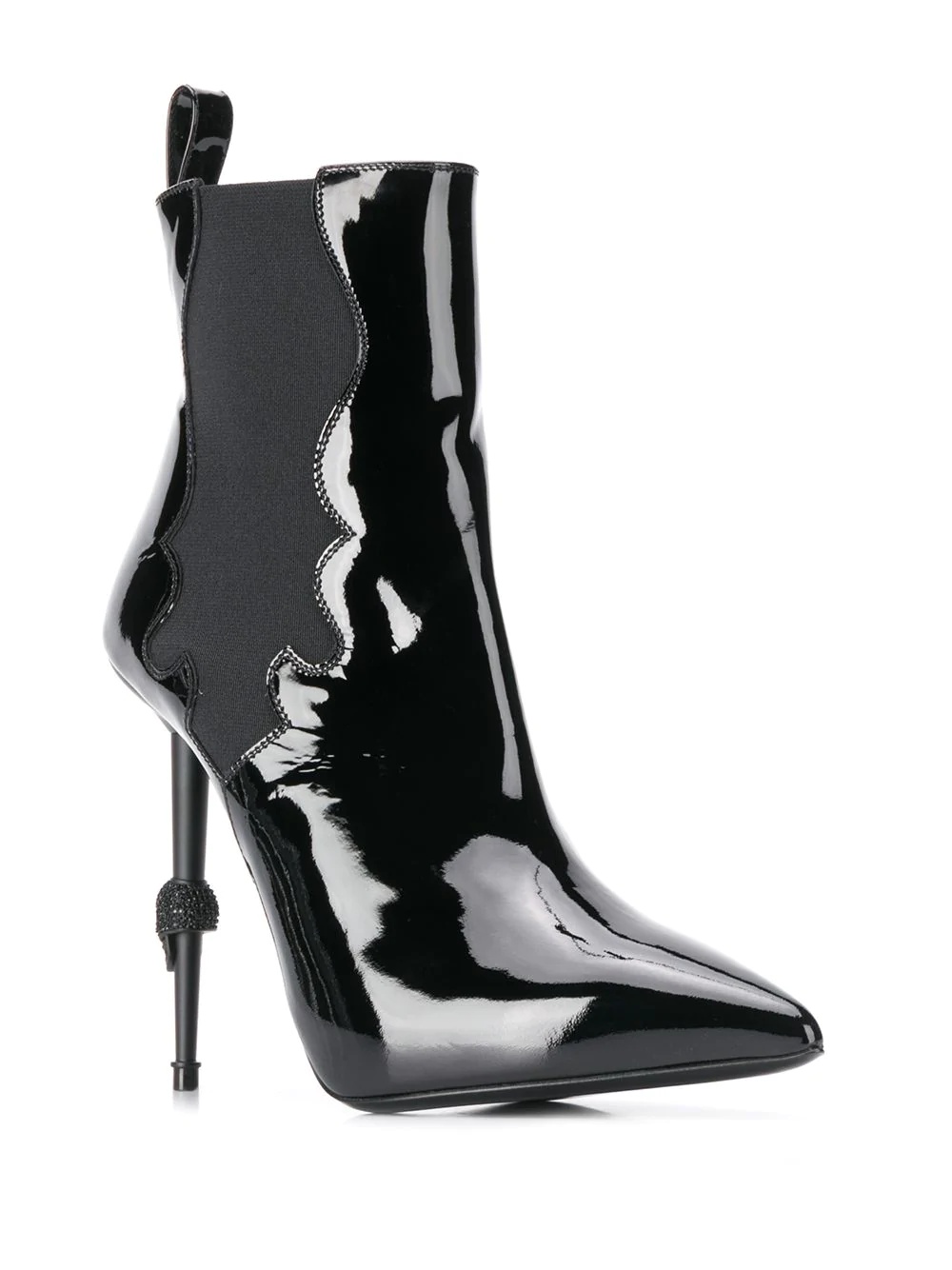 skull heel boots - 2