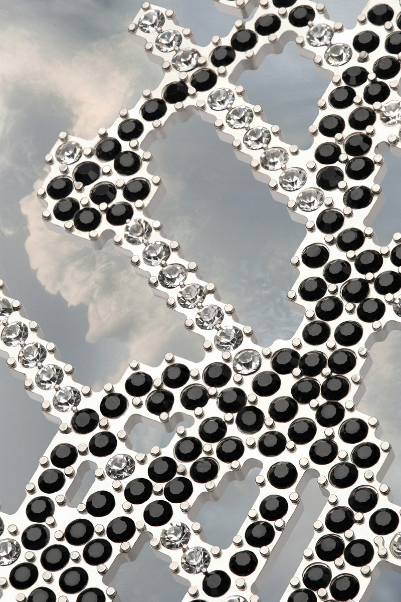 Music rhinestone brooch 3