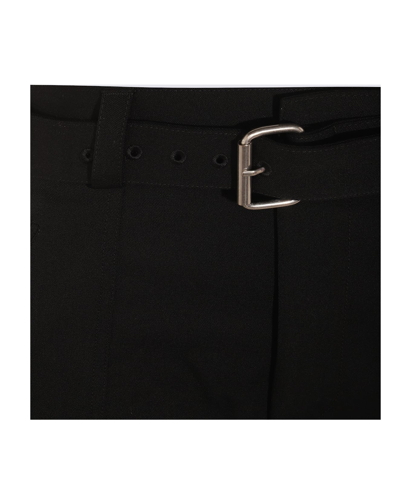 Black Wool Pants - 3