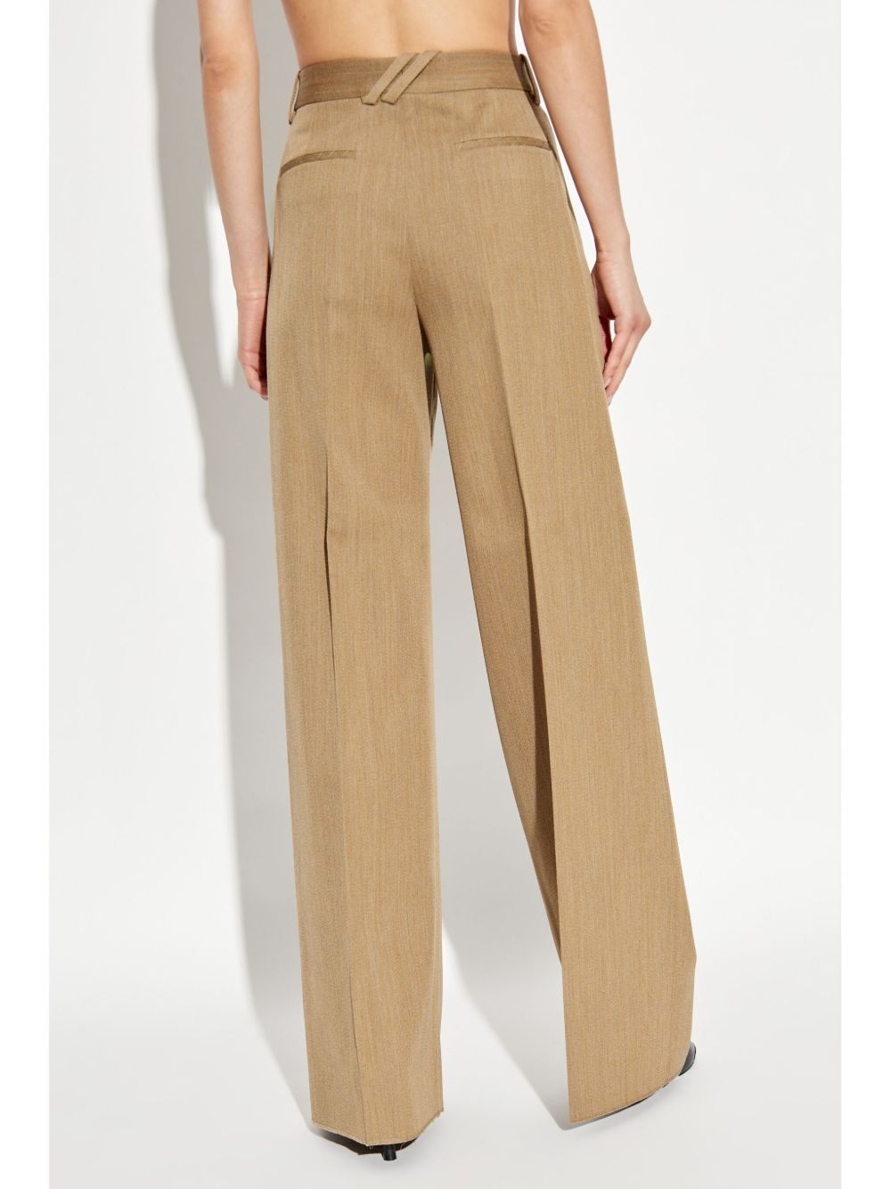 wool tailored trousers - 4