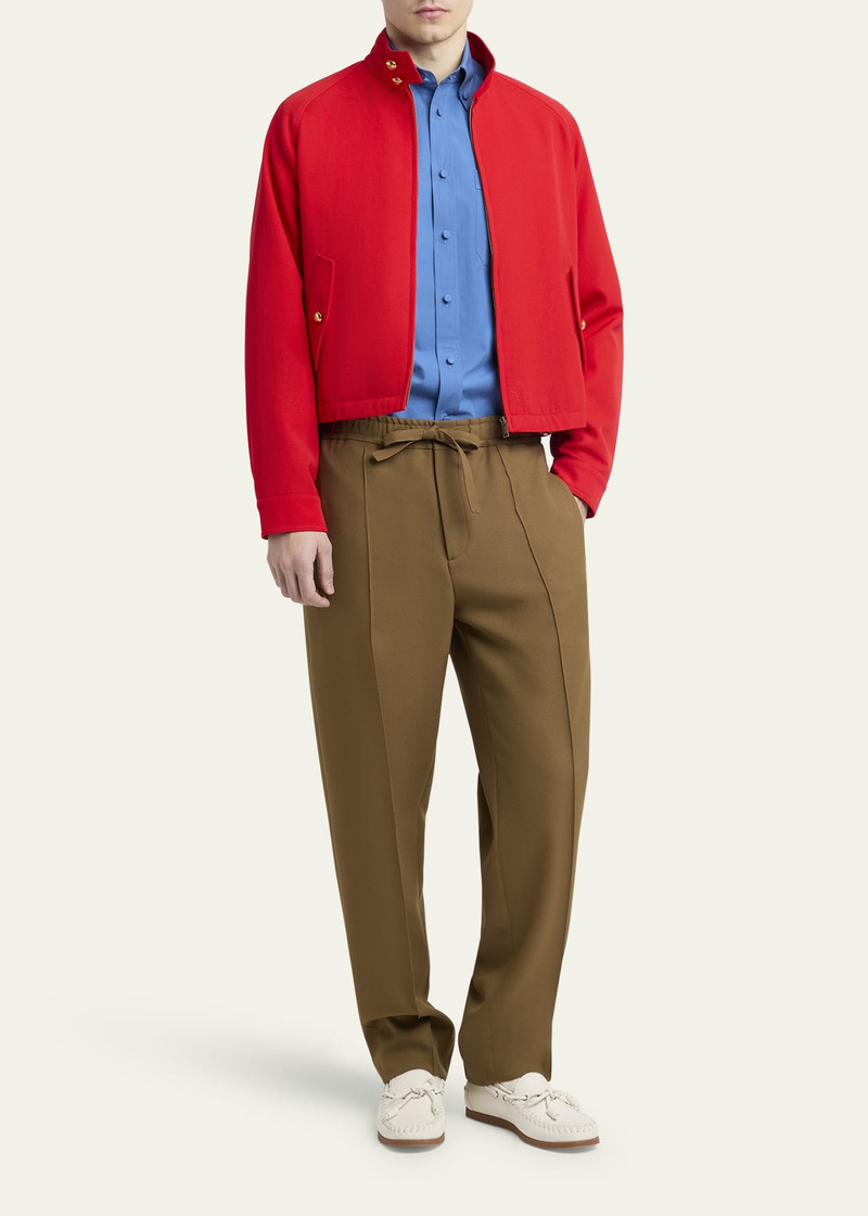 Valentino Men's Tonal Poplin Dress Shirt outlook