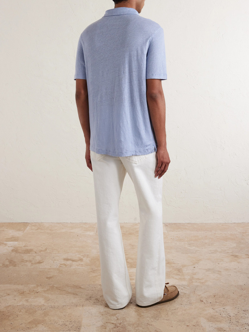 Knitted Linen Polo Shirt 4