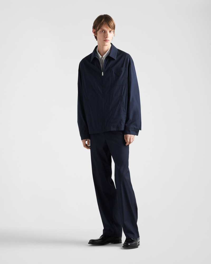 Prada Stretch cotton blouson jacket outlook