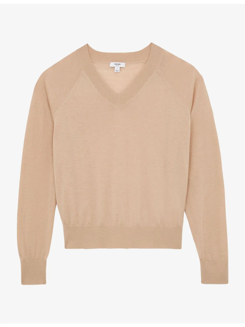 Paris V-Neck Wool Jumper - 1