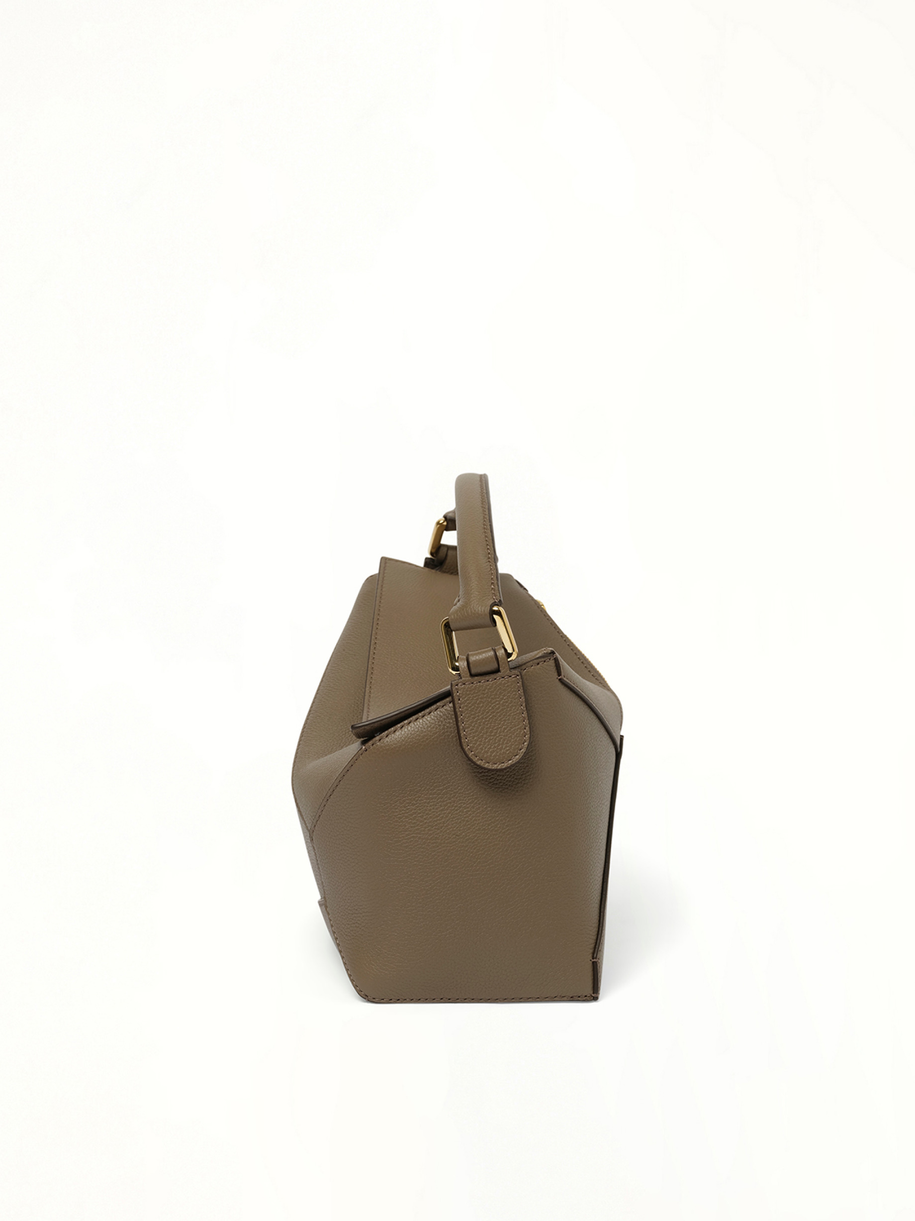 Puzzle Edge Small Bag in Taupe - 3