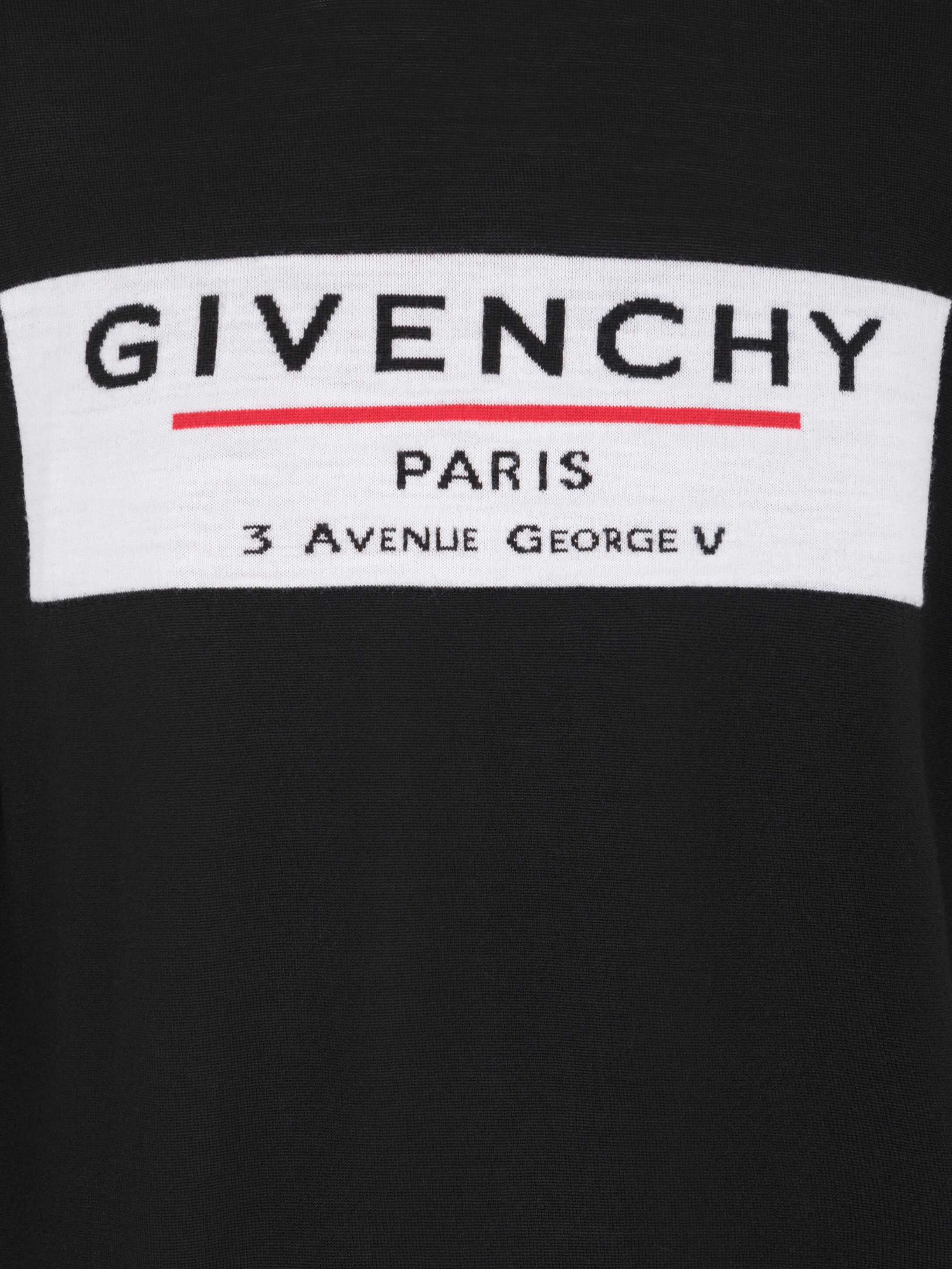 GIVENCHY LABEL sweater in merinos - 4