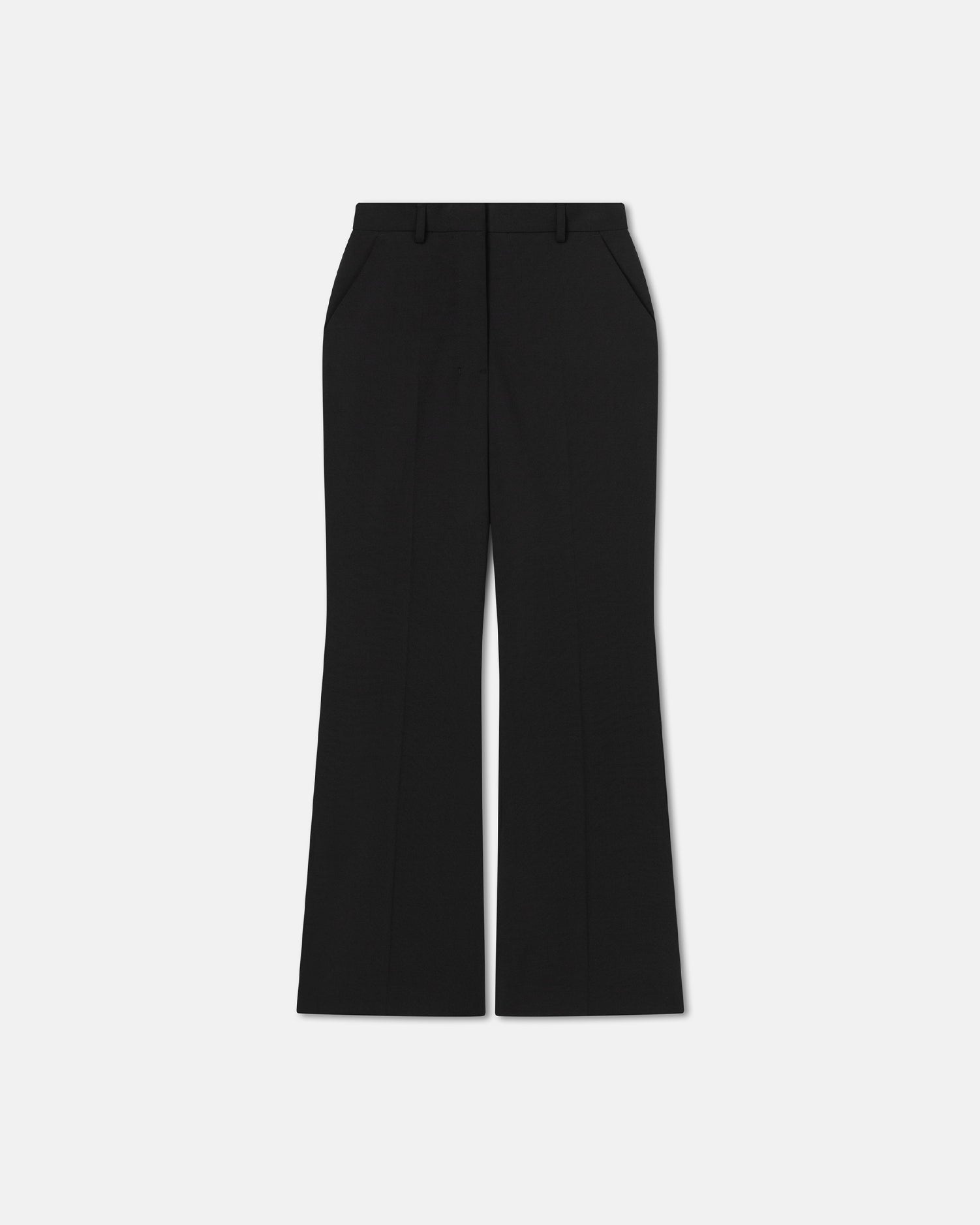 Twill Crop Flare Pants - 1