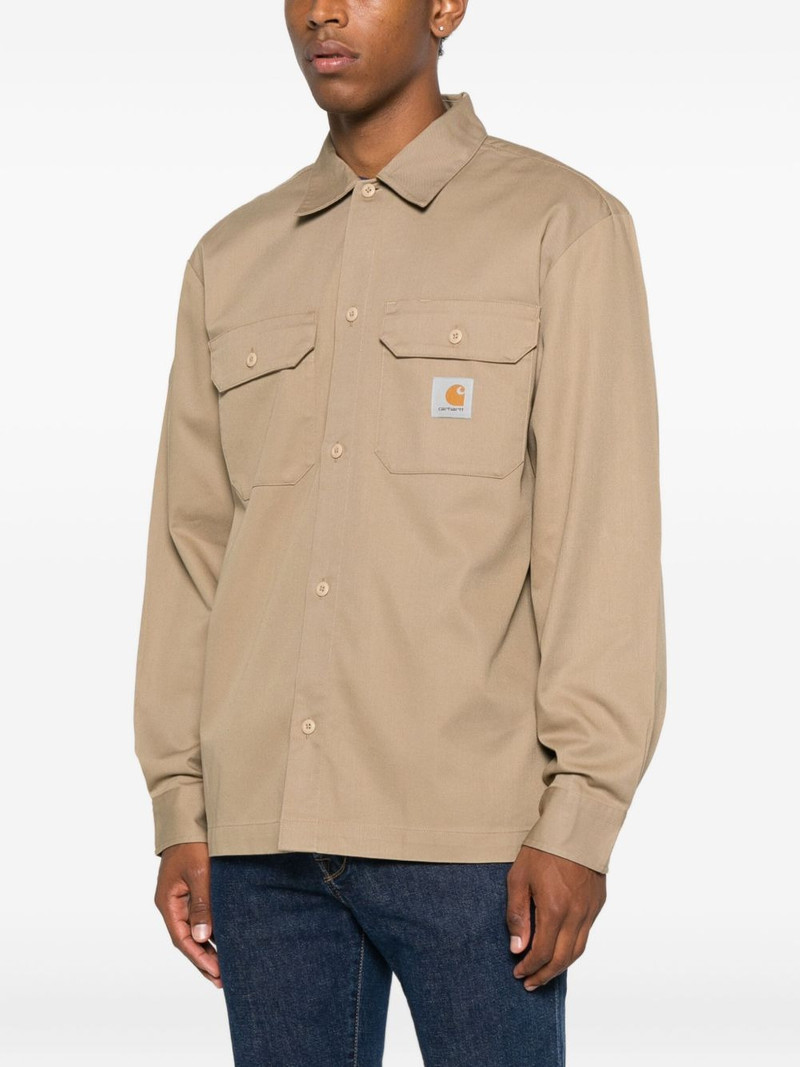 logo-patch shirt 3