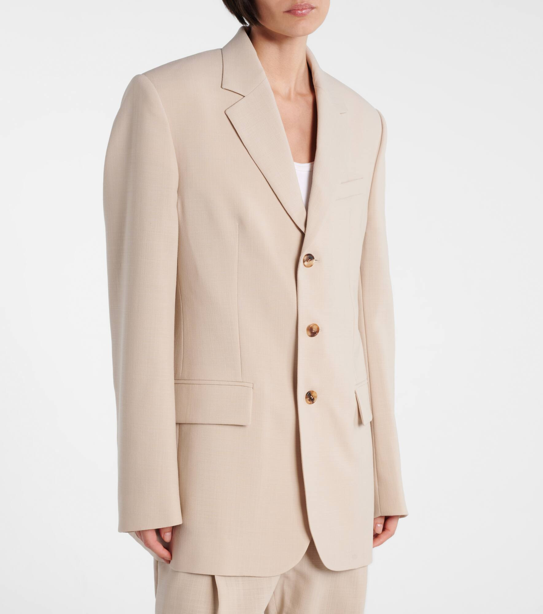 Virgin wool blazer - 5