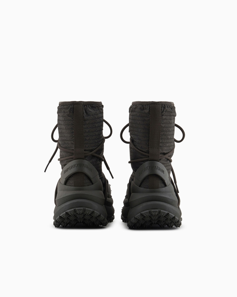 NYLON ANKLE BOOTS WITH LOGO LETTERING AND DRAWSTRING 3