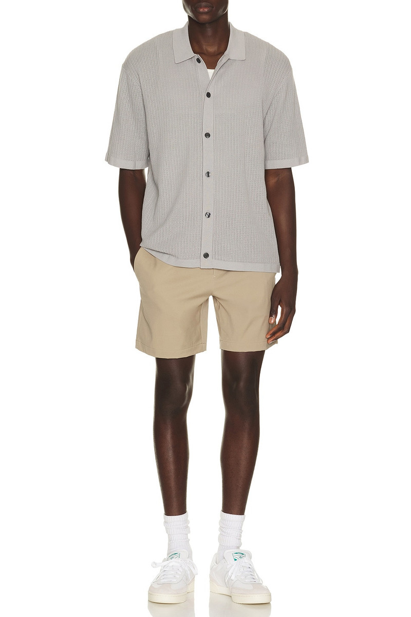 Theory Mesh Button Down Shirt outlook