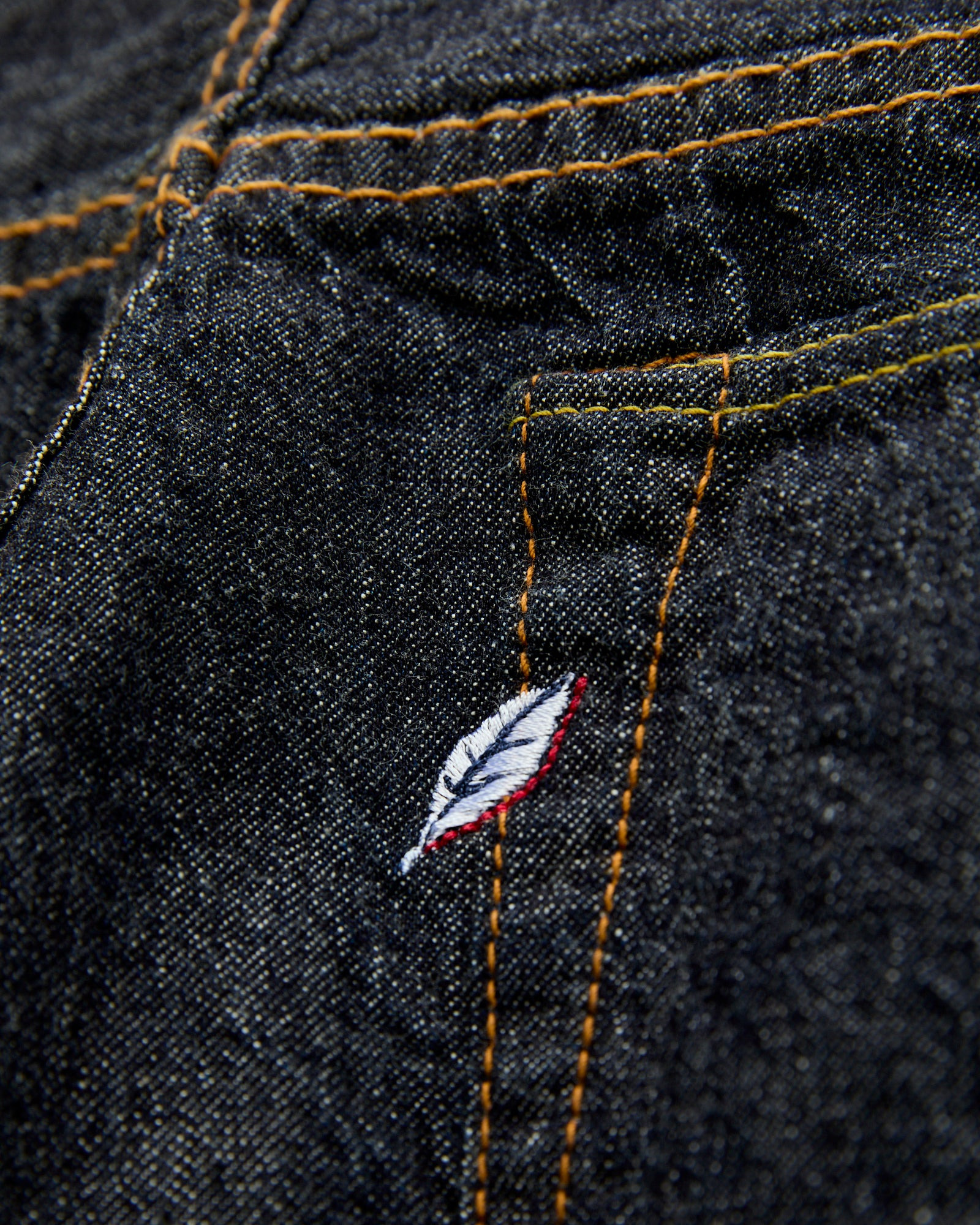 1182-002 10oz Lightweight Selvedge Denim - Piped Straight Fit - 5