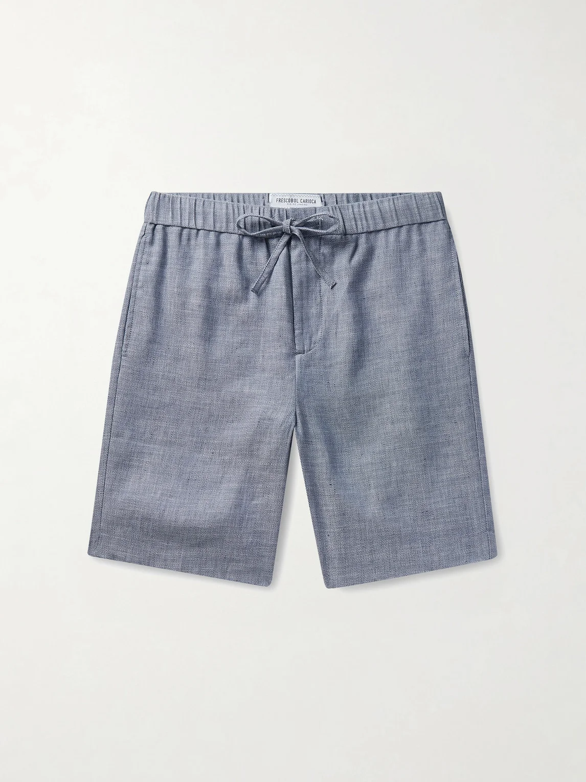Felipe Slim-Fit Linen and Cotton-Blend Drawstring Shorts - 1