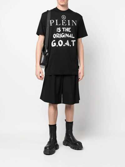 PHILIPP PLEIN slogan-print round neck T-shirt outlook