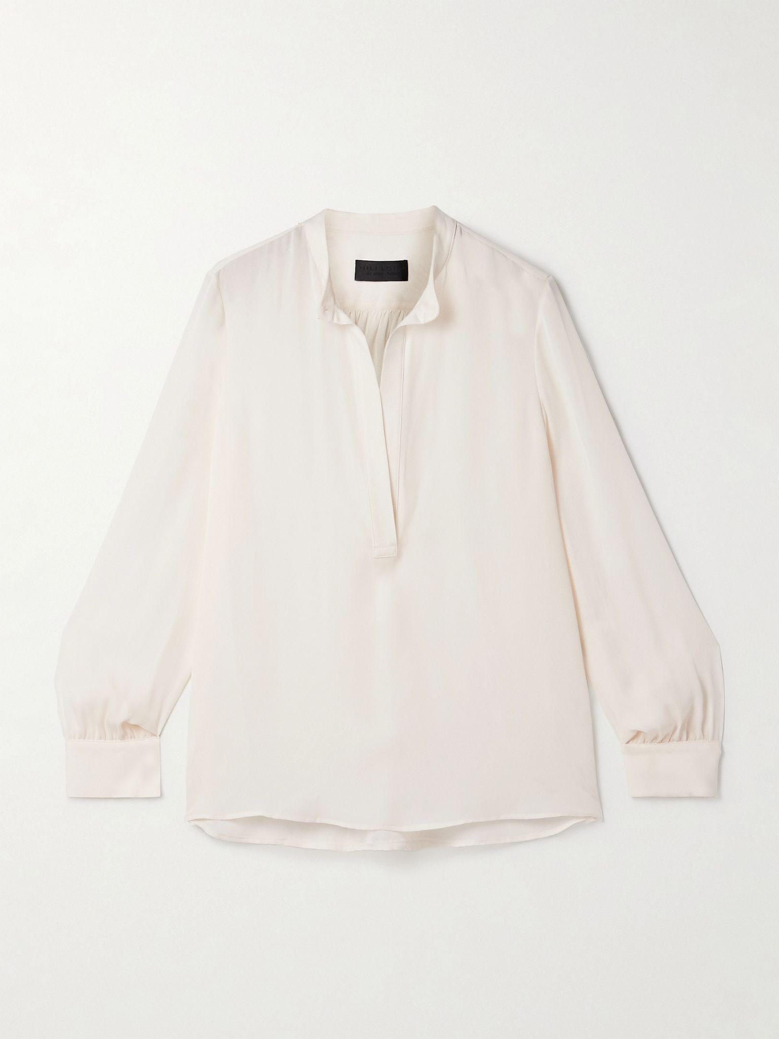 Montaine silk-georgette blouse Ivory - 1