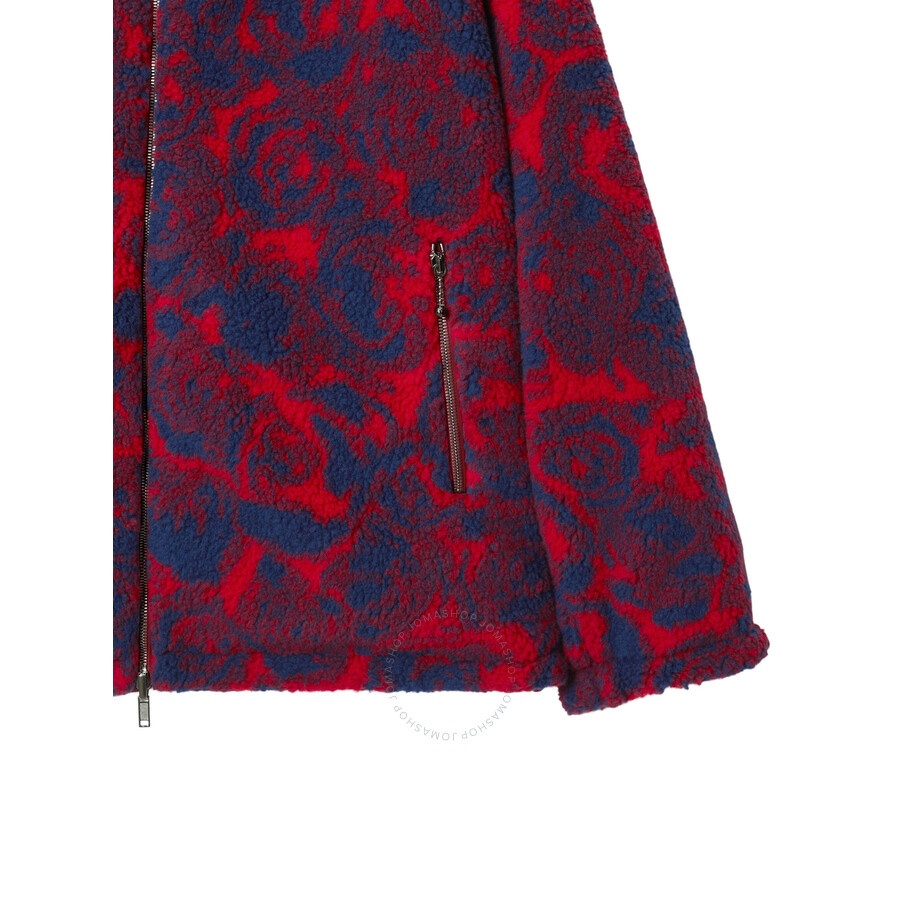Burberry Rose-Print Fleece Reversible Jacket - 2