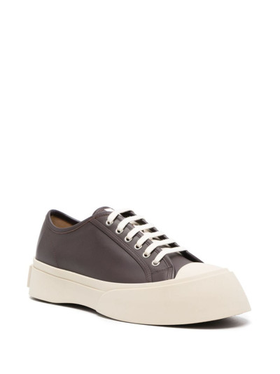 Marni lace-up leather sneakers outlook