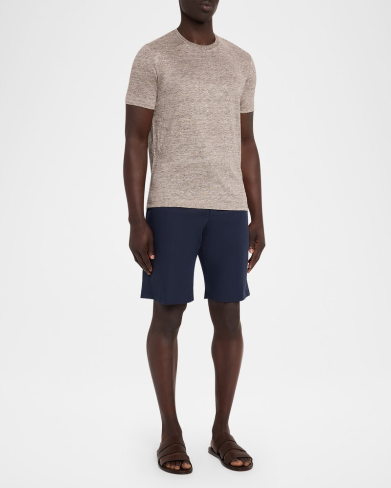 Loro Piana Men & apos;s Sam Linen Crewneck T-Shirt outlook