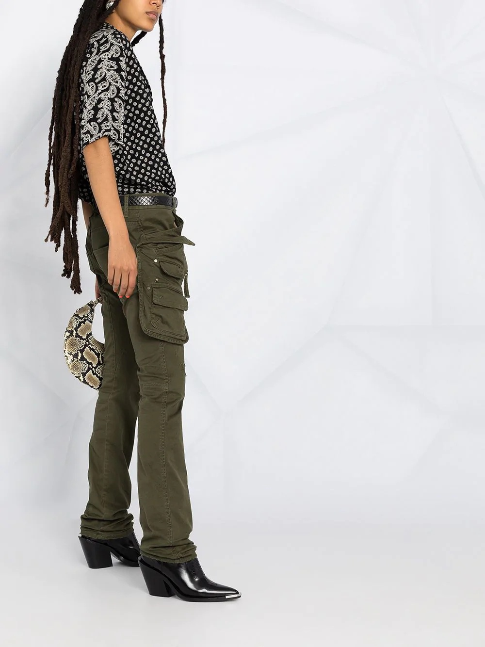 cargo patch pocket trousers - 4